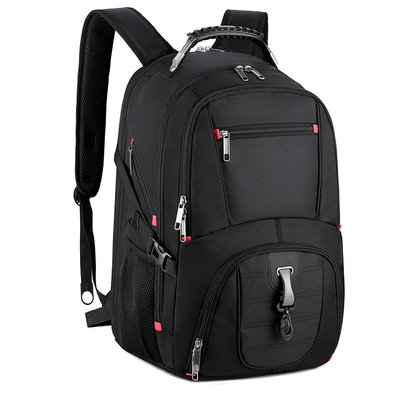 Manufacturers wholesale new simple backpack men's business backpack large capacity travel bag 17 inch college backpack