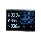 Lcd High Contrast Custom Plant Blue White Digits Segment Black BTN VATN VA LCD Display Module With Touch