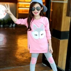 Kids LZH Children Wear Girls Clothes Sets Autumn Kids Clothes Set Tracksuit Teenager Girls Clothing Sizes 3 -12 Years