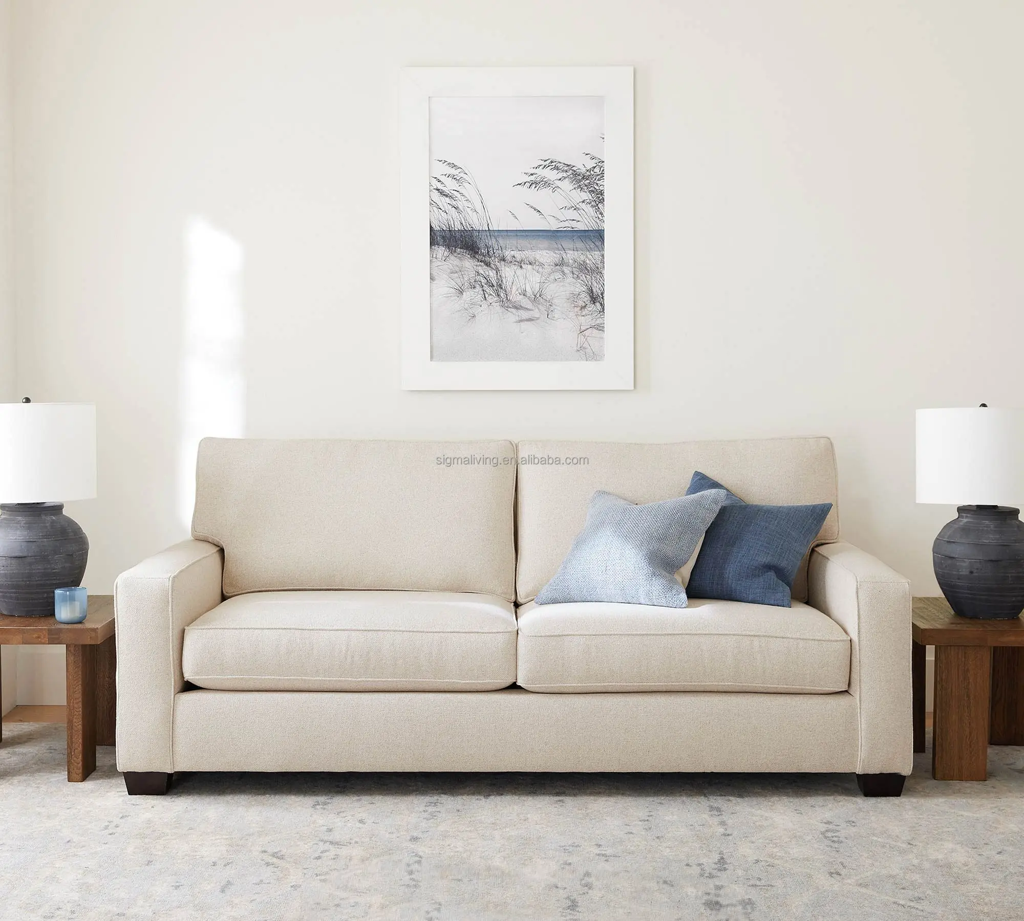 couch living room sofas indoor furniture comfort square arm upholstered sofa