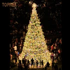 Decorative Lighted Tree Outside Square Decor New Year Xmas Decorative Christmas Tree With Lights And Decoration
