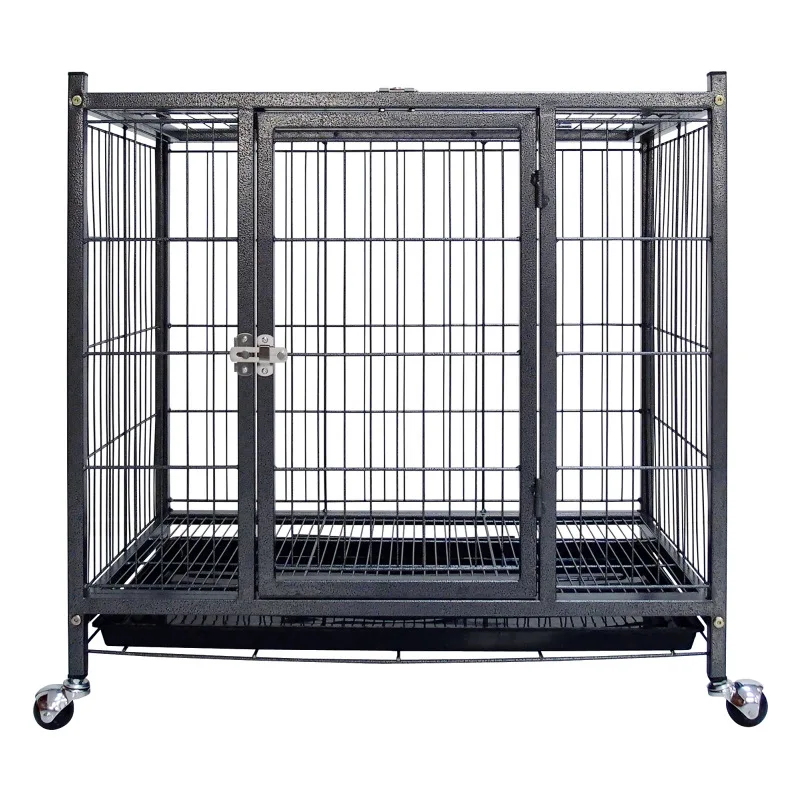 Factory Direct Square Tube Heavy Iron Enlarged and Thickened Large Dog Kennel for Medium and Large Dog