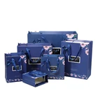 Blue Bag Dark Blue Bow Gift Bag Business Gift Bag