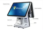 All 1 New Design 15.6 Double Screens Intel Core I3 I5 I7 Windows Built In 80mm Printer POS All In 1 Windows