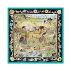 Square Scarf Summer Fashionable Multifunctional Bulk Large Custom Design Square Satin Women Scarf