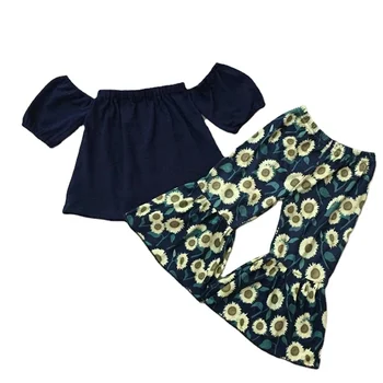 2022 yiwu wholesale Kids clothing sets boutique baby clothes
