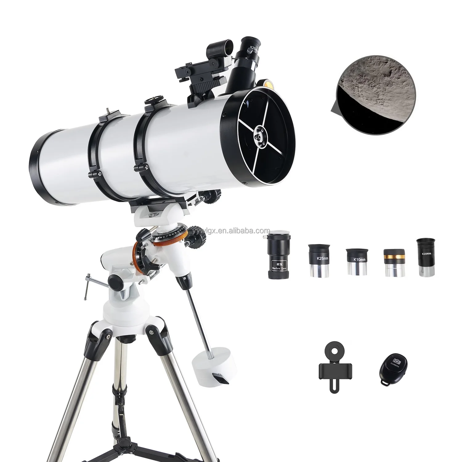 Elke week elk Vooruitzien Professional Telescopes For Adults 130x650mm Astronomical Telescope For  Kids Astronomy German Technology Equatorial - Buy Telescope 130eq Newtonian  Reflector Telescope For Astronomy Adults Great Astronomy Gift For Kids  Adults Comes With Phone