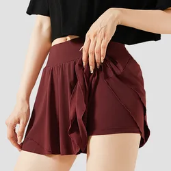 Good Quality Loose Run Quick-Dry Double-Layer Anti-Exposure Women Tennis Yoga Short Skirts Women