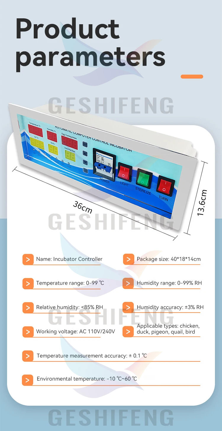 Temperature and Humidity Controller, 110, Plastic - detail 10