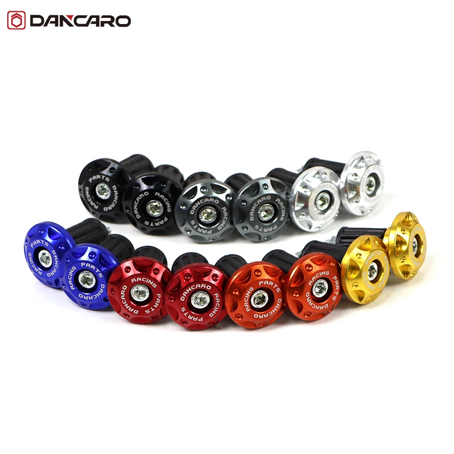 Handlebar Bar Ends Caps Aluminum Universal For Motorcycles w/ 22mm 7/8 Handlebar Leisure