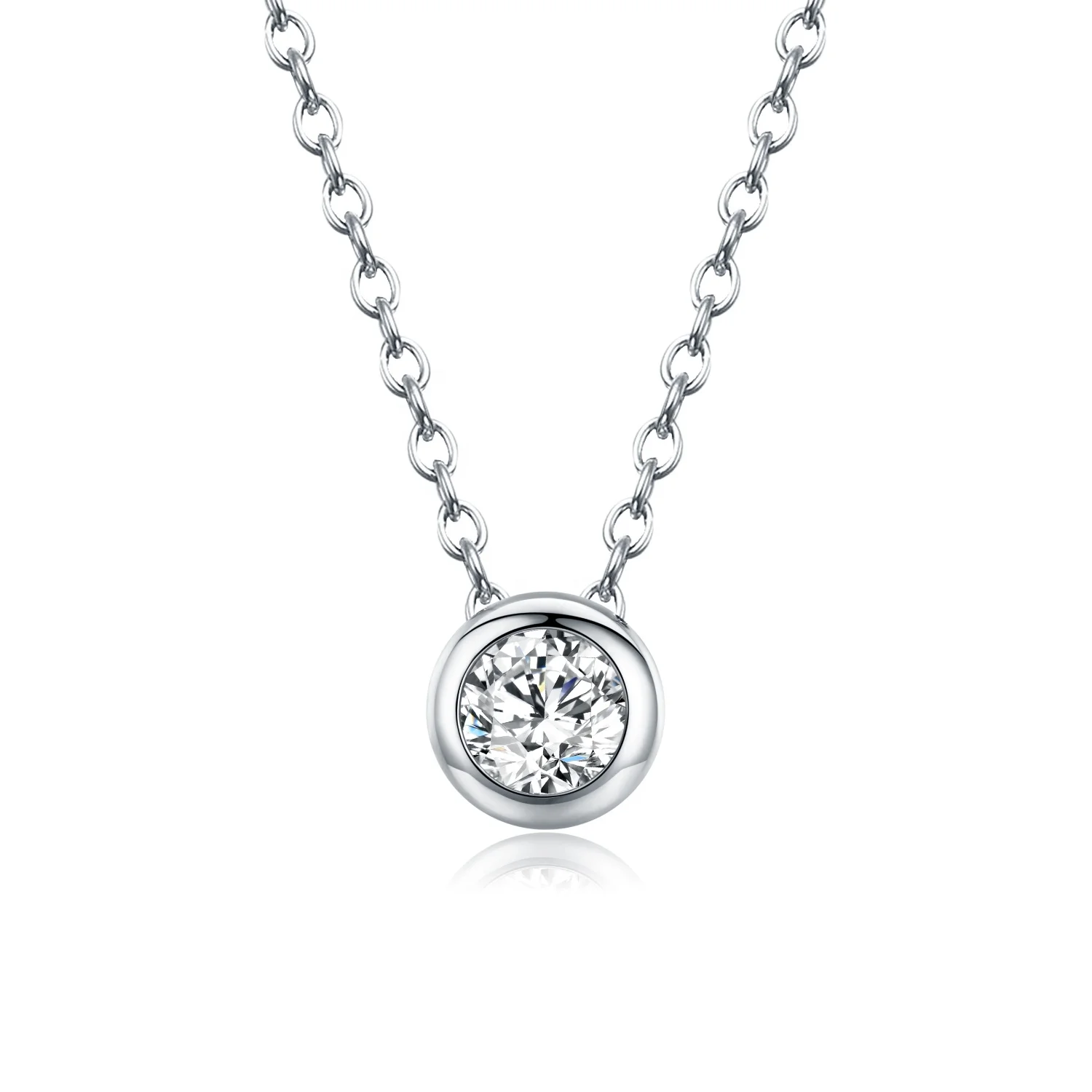 moissanite diamond necklace