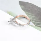 Diamond Womens Diamond Rings Natural Diamond Ring 18k Luxury Square Diamond Ring Setting For Women