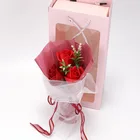 Floral Rose Floral Scented Bath Soap Rose Flower Petals Plant Essential Oil Soap Set Petals Gifts