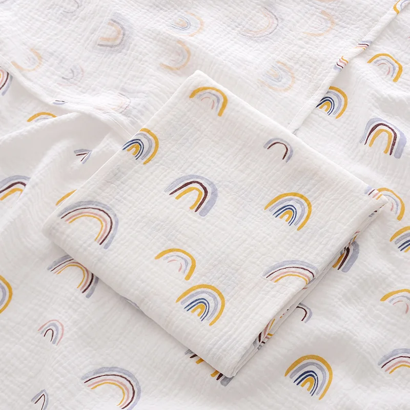 Hot Sale Bath Towel Gauze Cotton Baby Blanket Newborn Receiving Swaddle Blanket Muslin Soft Toddler Kids Blankets