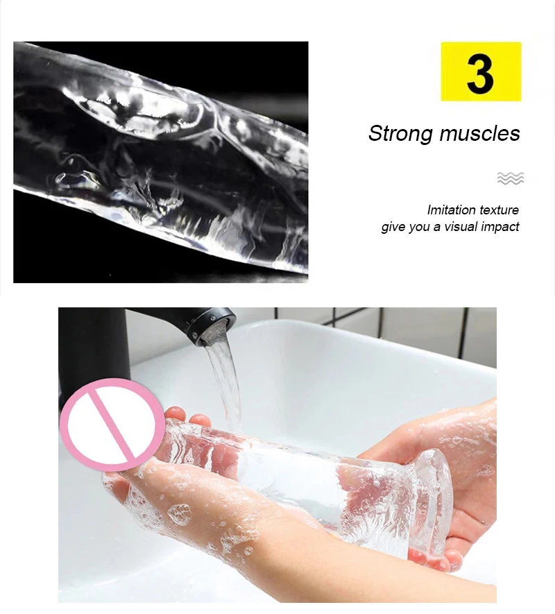 Прозрачный Фаллоимитатор