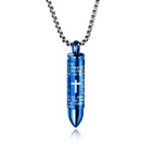 Necklace Bullet Pendant Creative Can Open Titanium Steel Necklace For Men