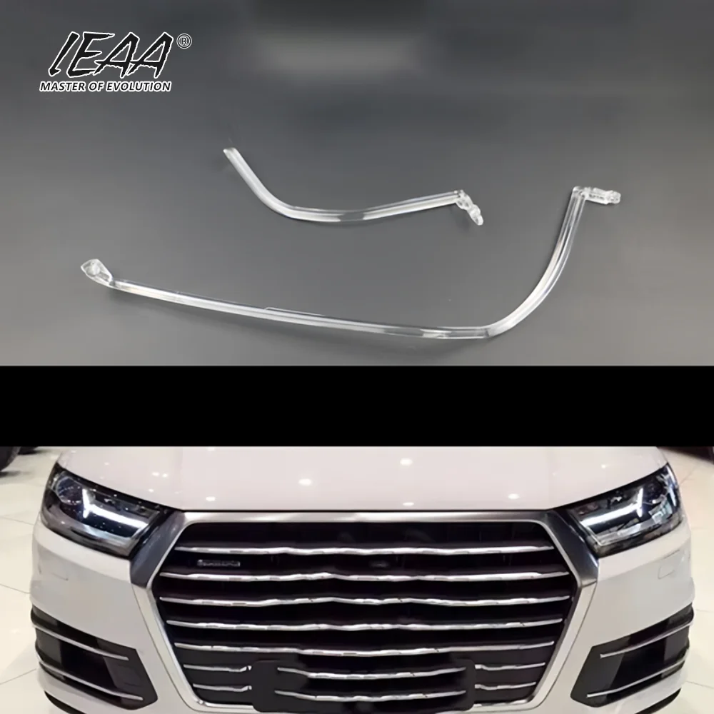 product car accessories headlamp head lights headlight guide strip tube fit for audi q7 2016 2019 low configuration-8