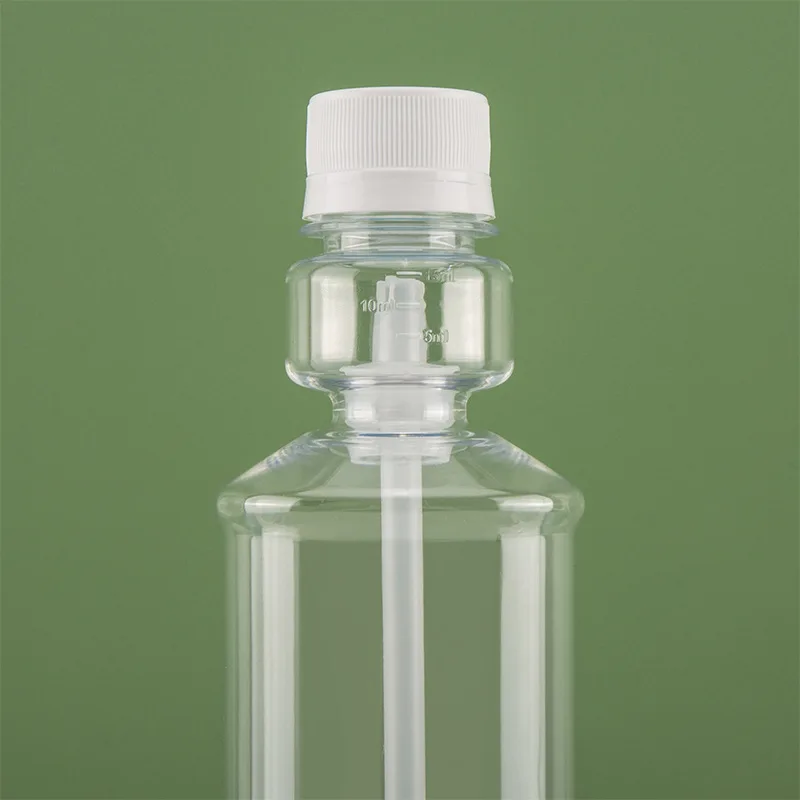 product 250ml hot sale clear flat clean plastic mouthwash bottle portable travel oral care solution dispenser empty plastic bottle-27