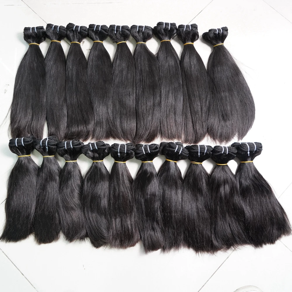 100 Natural Original Raw Indian Human Hair,Customized Style Long Wave Cuticle Aligned Virgin Hair Weave Bundles