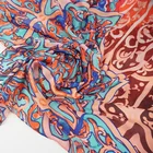 Scarf Scarf Women Hijab Stylish Woven Satin Silky Airy Paisley Print Women's Chiffon Hijab Scarf