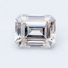 Emerald Price Per Carat 0.5~2.0 Carat Emerald Cut Hpht Cvd Diamond Polished White Lab Grown Diamond