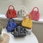 Handbags 2021 New Design Custom Print Mini Luxury Women Hand Bags Ladies PU Pink Tote Handbags Bag Bandana Purse For Girls
