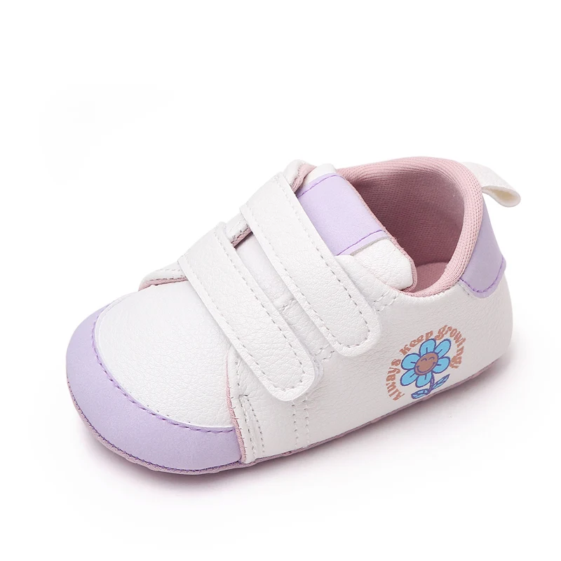 Spring and Autumn Matching Flowers Soft Soled Baby Casual Shoes for Boys and Girls manufacture