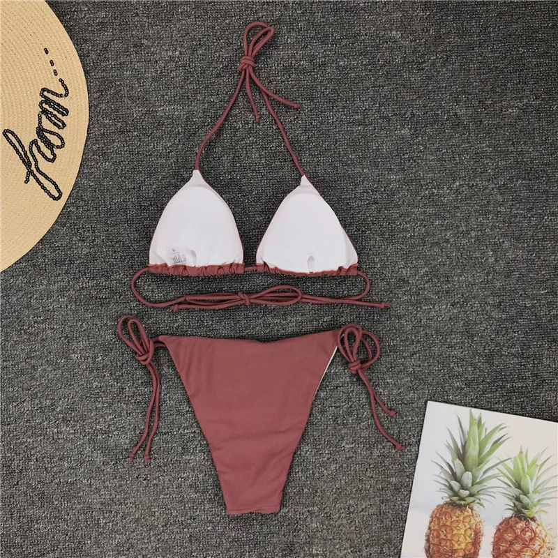 Newest Sexy Womens Bikini Set Micro Swimsuit Bra Mini Bikini Swimwear G