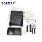 Tool Kit Paint Brush Manufacturer Customized Color Paint Tool Kit Paint Roller And Paint Brush Set