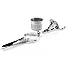Press Fruits Stainless Steel Mud Press Manual Masher For Potatoes Fruits Vegetables Yams Squash Baby Food Mud Press
