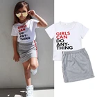 Kids Summer Set Girl Clothes Set Wholesale Custom Design 2021 Fashion Kids Summer Short Set Clothes Baby Girl's Clothing Set