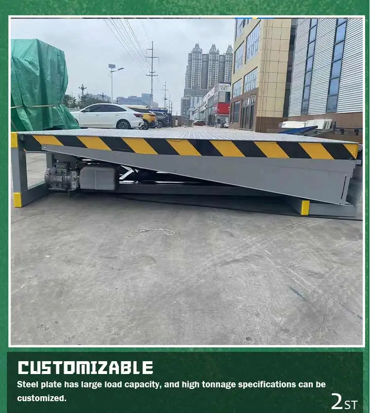 Hydraulic Container Loading Dock Ramp Lift Fixed Boarding Bridge Dock