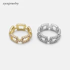 Jewelry 2021 Xingyu Jewelry Fashion White Zircon Luxury Ring New Jewelry Gold Ring Brass Jewelry