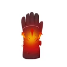 2019 New Design USB Charging Winter Black Waterproof Gloves Heated