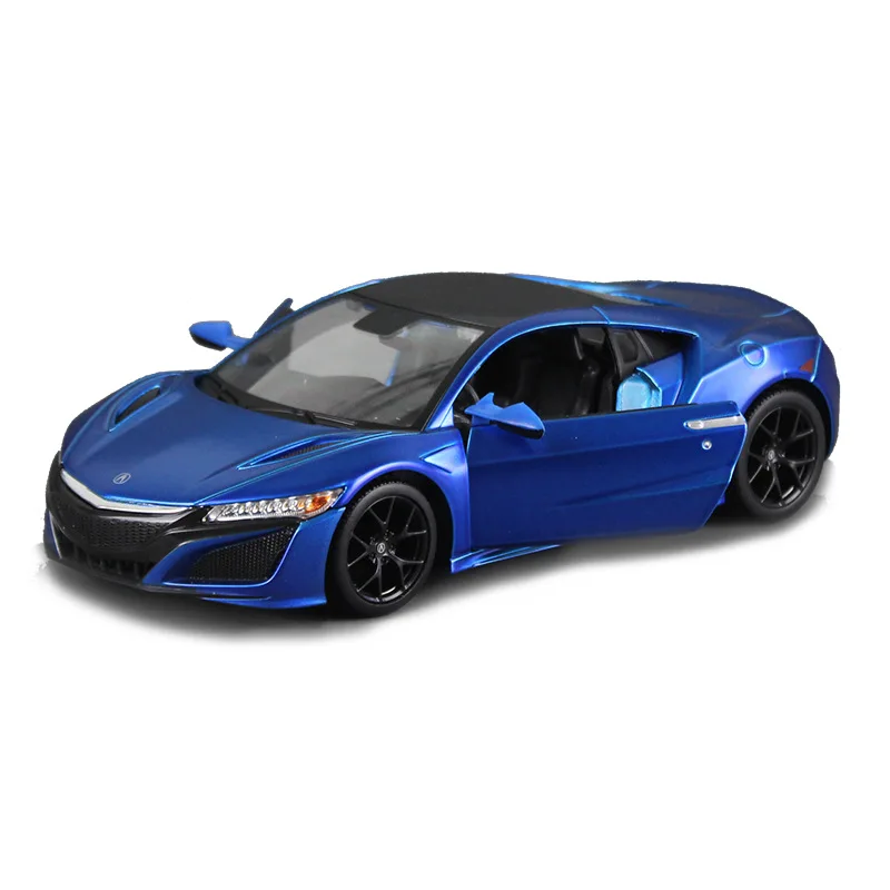 ACURA NSX 2018 1:24 scale diecast model metal die cast toy car Honda blue 