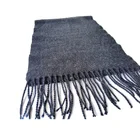 Hijab Hijab Scarf Hijab Classical And Simply Woven Solid Scarf With Tassels For Women And Men Winter Hijab