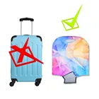 Top Cover Top Quality Spandex Custom Print Protective Luggage Cover For 30"-32" Travel Suitcase