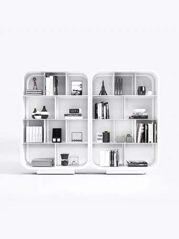 New arrival high gloss  office furniture storage file cabinet bookshelf wood wooden