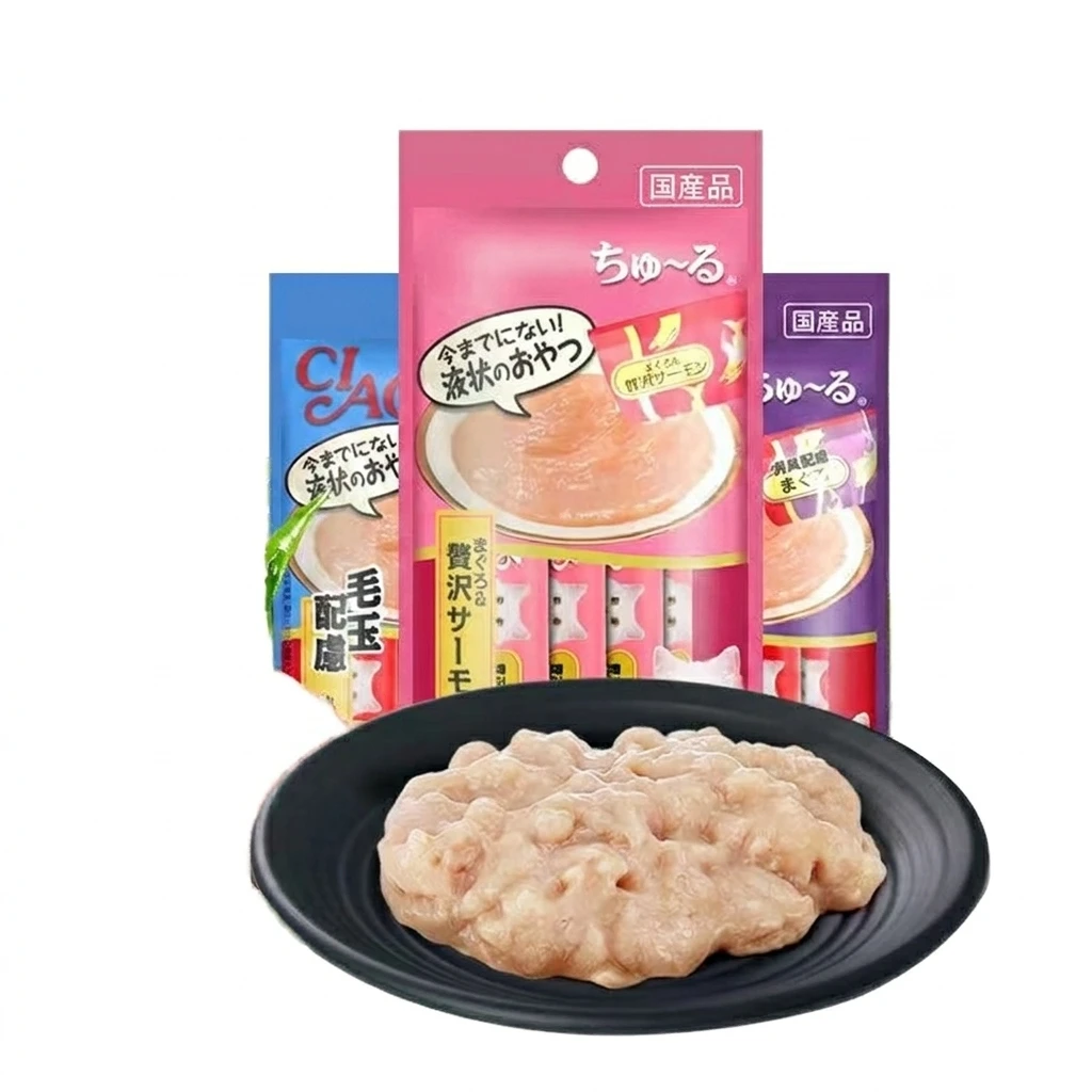 product wholesale cat snacks cat strips fish cat liquid snacks wet food nutrition hydrating cat strips pet food-0