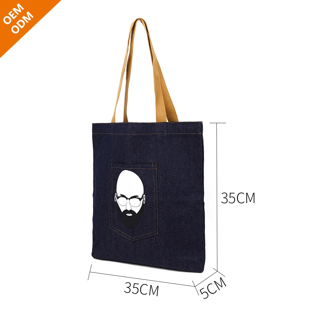 Classic Packing Cotton tote bags canvas grocery shopping daily use wholesale manufacture eco shopping bag