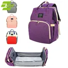 Bags Baby Bag 2021 New Fashion Diaper Bags Custom Logo Waterproof Mom Backpack Big Capacity Mother Mummy Baby With Bed Bag
