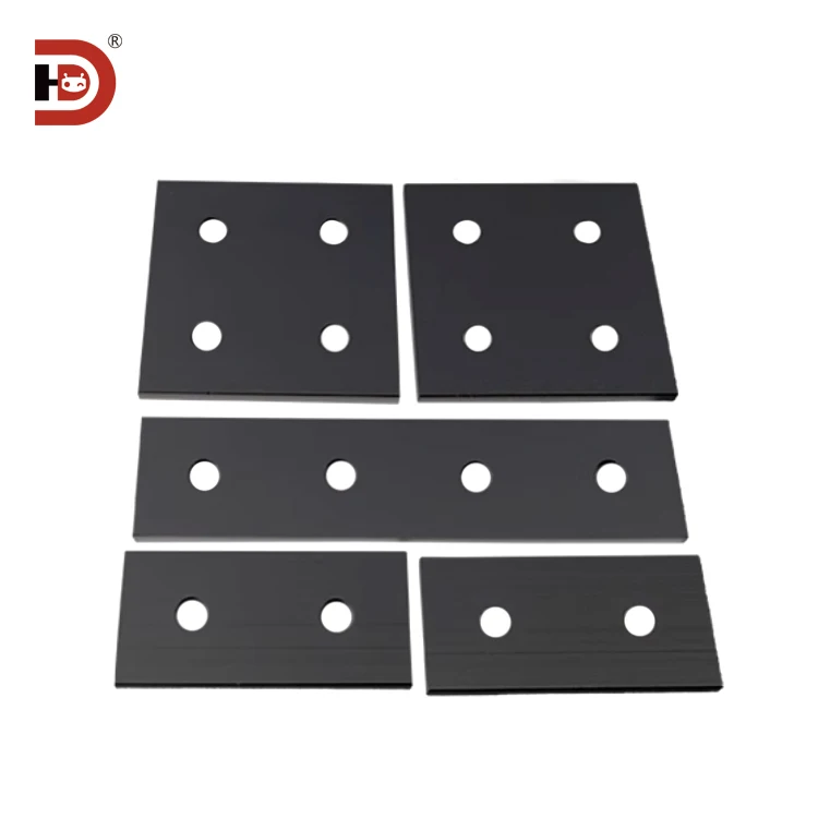 2020 Vertical Connection Plate 2/4/6/8-Hole 4040 Aluminum Profile Reinforcement Connection Fastener factory