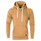 Cotton Hot Selling Men Cotton Pullover Hoodies Sweatshirts Plain Slim Fit Custom Clothes Hoodie