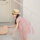 High Quality Summer Tulle Knee-Length Elegant Young Kid Teenage Birthday Evening Party Children Teen Dresses For Girls