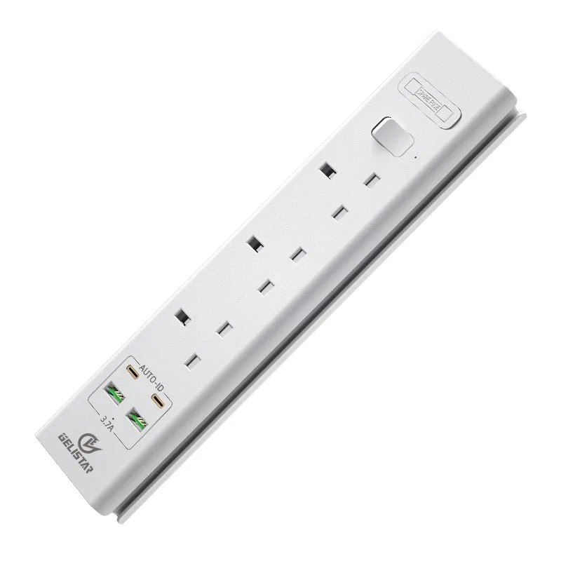 Extension Lead Power Strips Standard Type With USB Ports UK Surge Protected