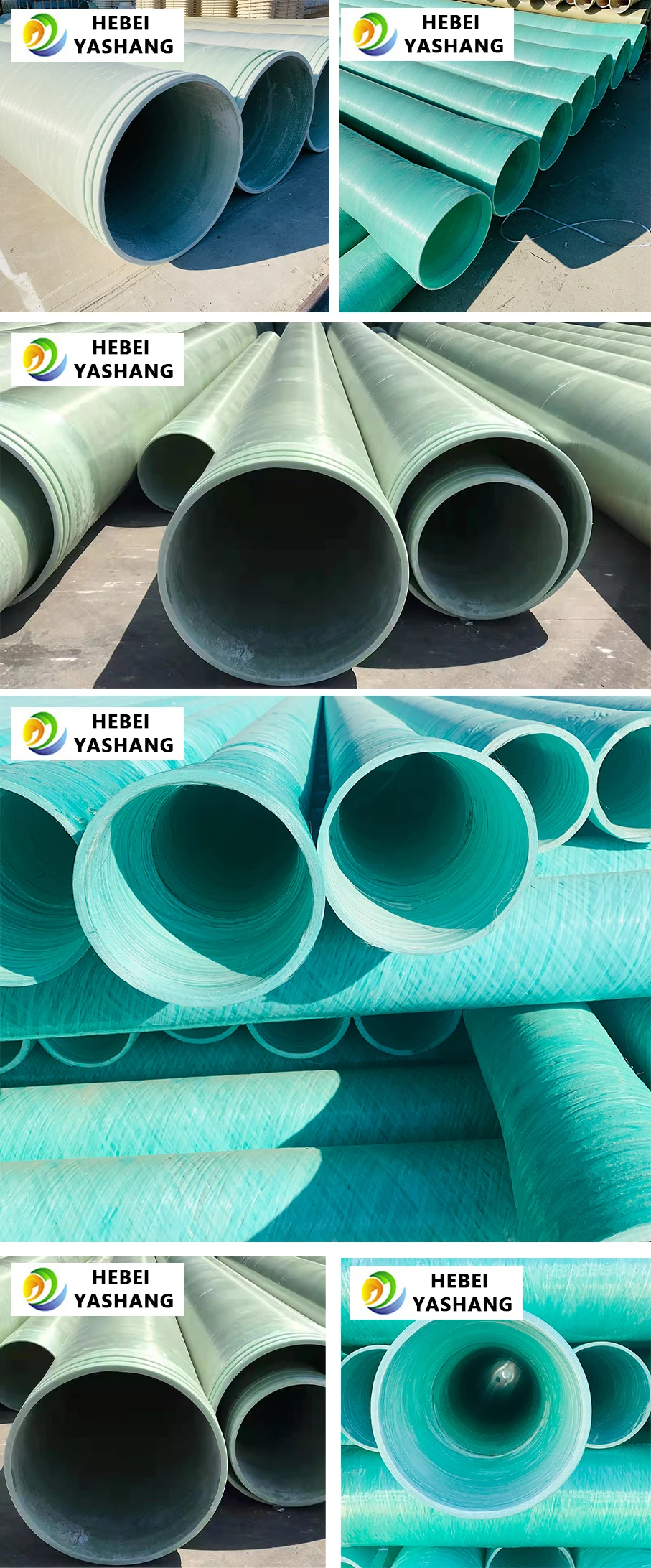 Grp Frp Pipe Fiber Glass Composite Pipe Frp Process Pipe Buried Frp