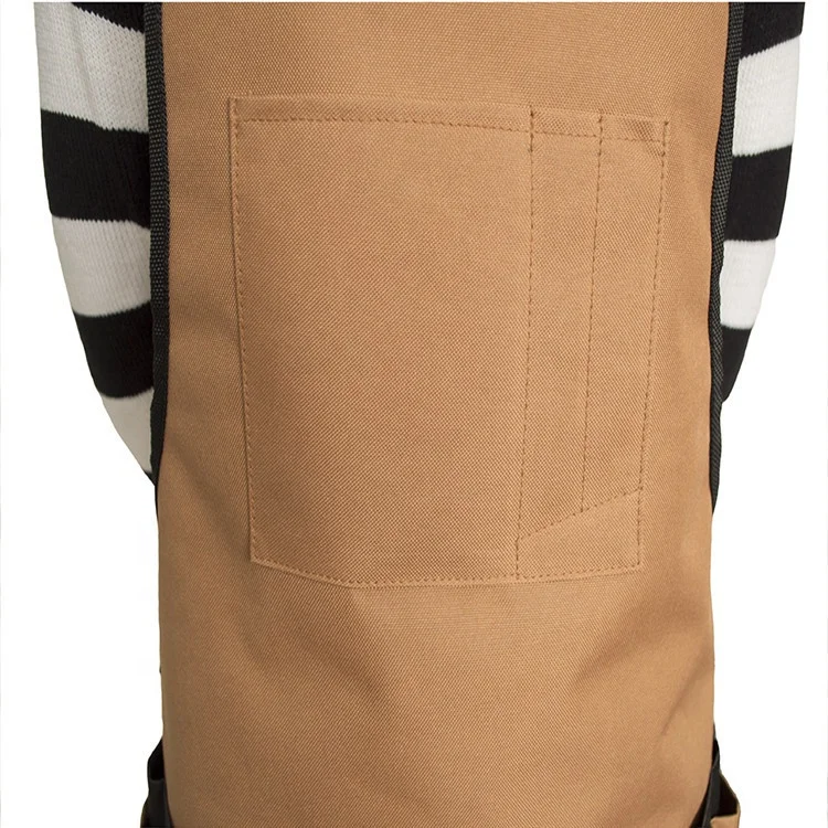 Wholesale Custom Cheap Waterproof Fabric Khaki Tool Apron Waist Bag Tool Working Aprons