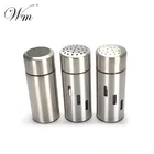 Salt And Pepper Stainless Steel Salt And Pepper Shaker Coffee Cocoa Powder Shaker Spice Tins