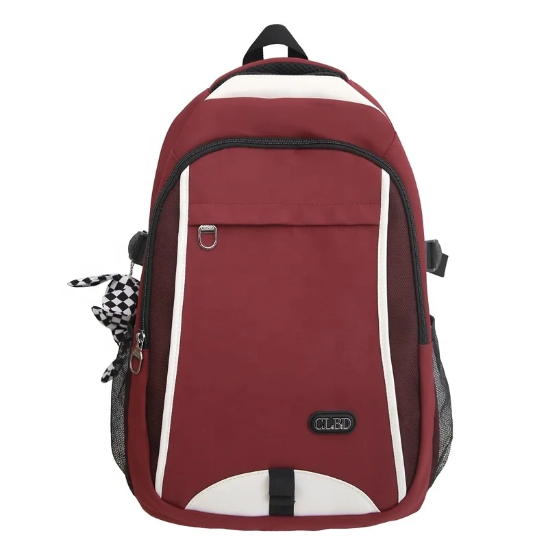 Amiqi KT-9634 Wholesale promotion school backpack bag pack USB waterproof unisex casual sports custom waterproof laptop backpack