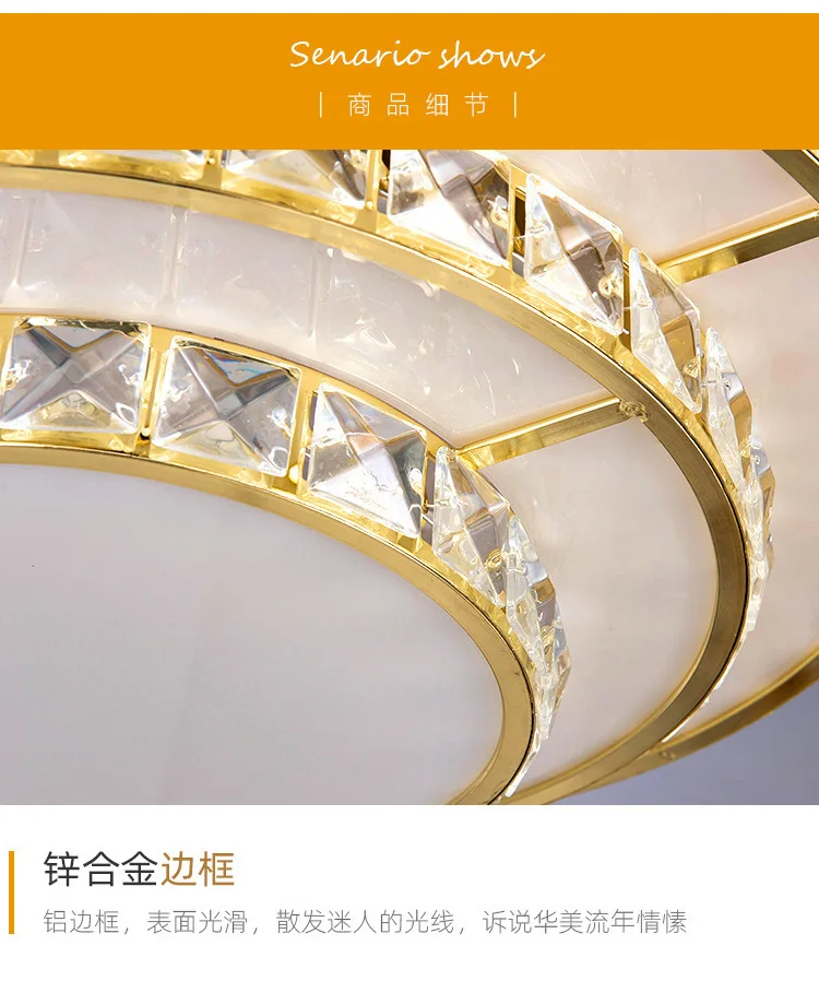 Crystal Ceiling Light Fan, 220v - detail 30